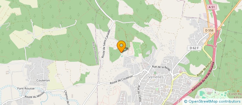 localisation de l'entreprise LA CLAIRIERE  VENELLES