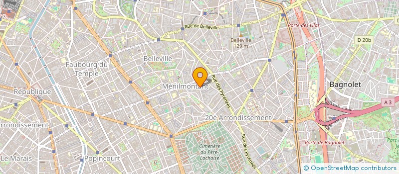 localisation de l'entreprise LA CLAIRIERE  PARIS