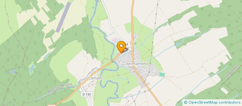 localisation de l'entreprise LA CLAIRIERE AUX HIBOUX  LUNEVILLE