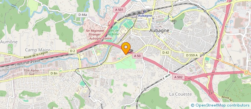 localisation de l'entreprise LA CLAMEUR DES BAMBOUS à AUBAGNE