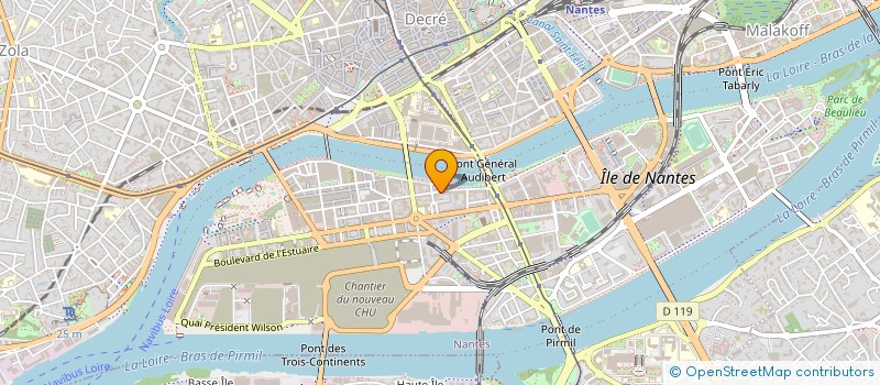 localisation de l'entreprise LA CLANDESTINE FILMS à NANTES