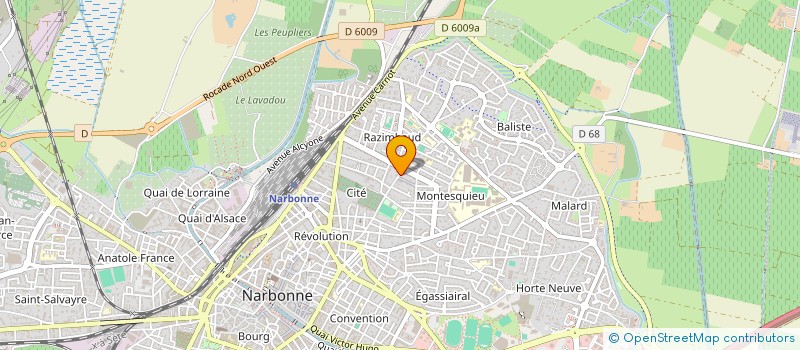 localisation de l'entreprise LA CLAPE à NARBONNE