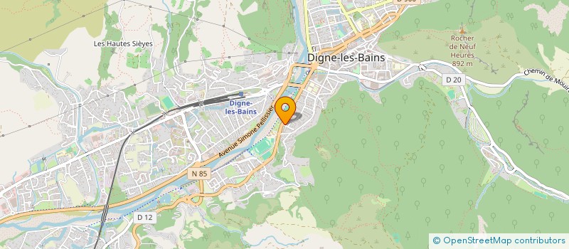 localisation de l'entreprise LA CLAPPE à DIGNE-LES-BAINS