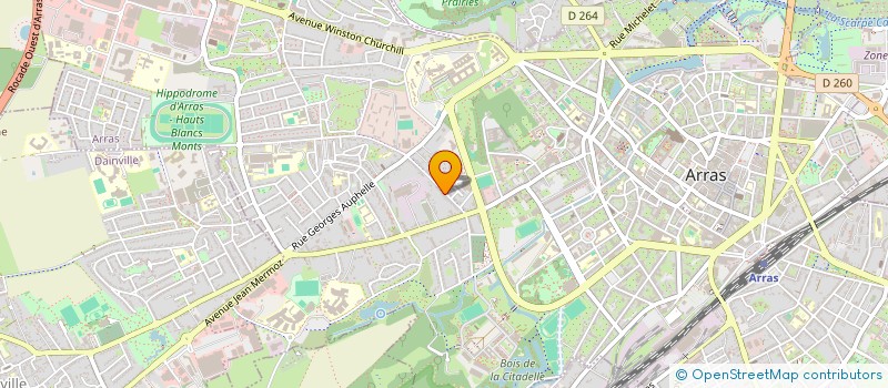 localisation de l'entreprise LA CLAQUE à ARRAS