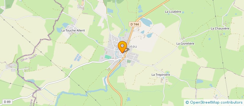 localisation de l'entreprise LA CLAREE  MONCOUTANT-SUR-SEVRE