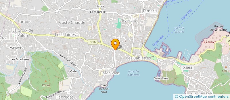 localisation de l'entreprise LA CLAREE à LA SEYNE-SUR-MER