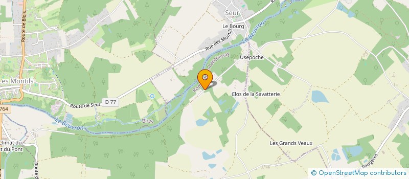 localisation de l'entreprise LA CLARIERE  LE CONTROIS-EN-SOLOGNE