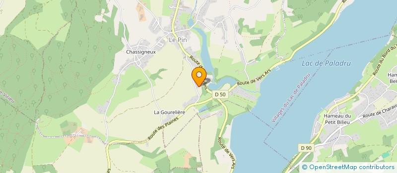 localisation de l'entreprise LA CLARTE  VILLAGES DU LAC DE PALADRU