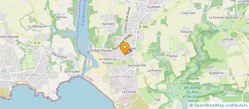 localisation de l'entreprise LA CLARTE  GUIDEL