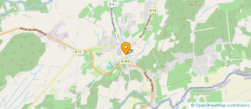 localisation de l'entreprise LA CLARTE  GRIGNAN