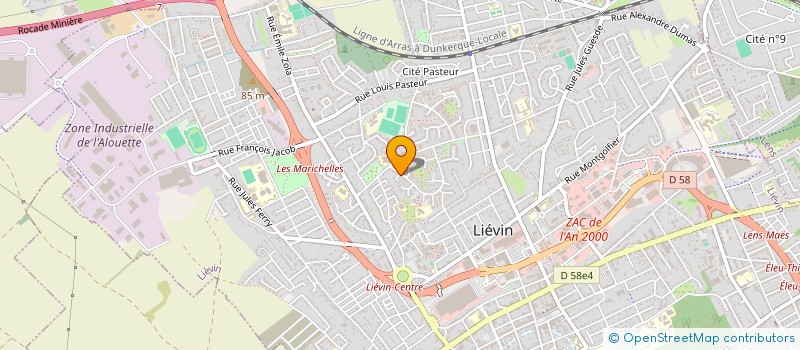 localisation de l'entreprise LA CLASSE EN NORD à LIEVIN