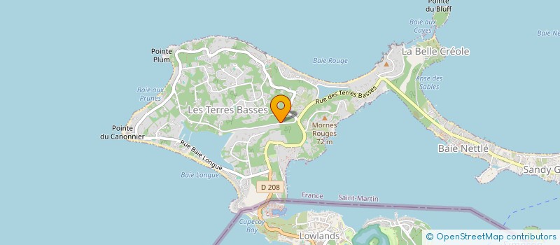 localisation de l'entreprise LA CLASSE RIGOLOTE  SAINT-MARTIN