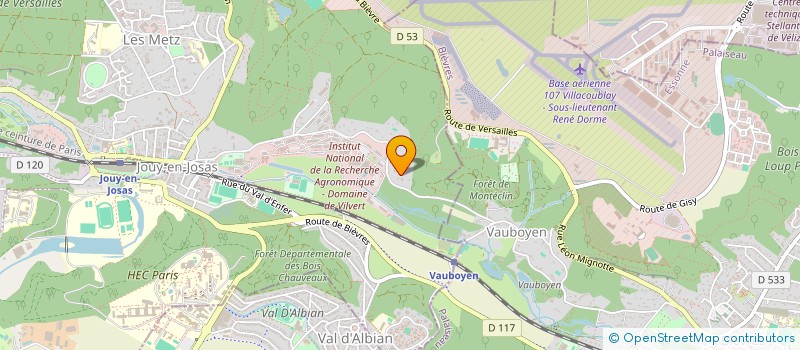 localisation de l'entreprise LA CLASTRE  JOUY-EN-JOSAS