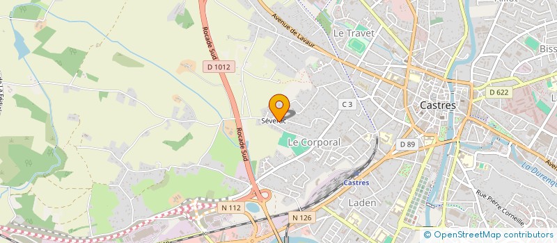 localisation de l'entreprise LA CLAUFRANCALE  CASTRES