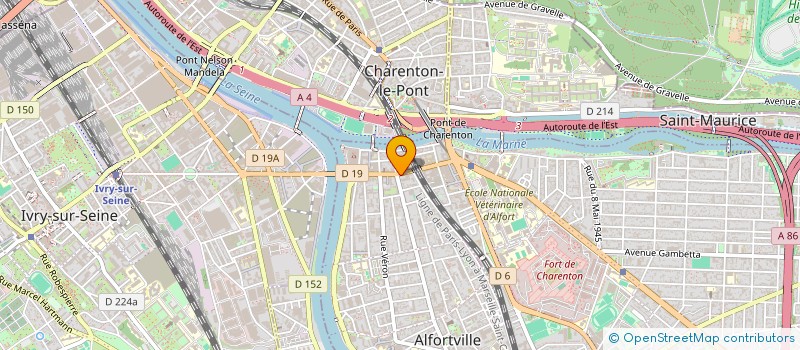 localisation de l'entreprise LA CLAYETTE ALFORTVILLAISE à ALFORTVILLE