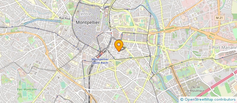 localisation de l'entreprise LA CLE à MONTPELLIER