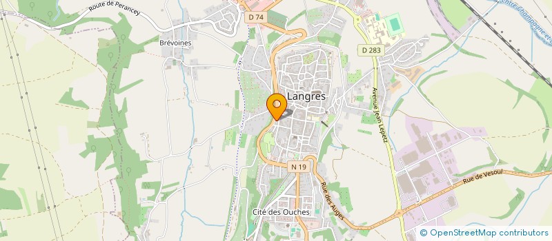 localisation de l'entreprise LA CLE à LANGRES