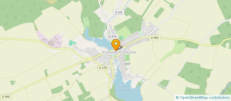 localisation de l'entreprise LA CLE  FONTAINE-FRANCAISE