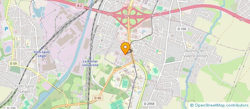 localisation de l'entreprise LA CLE  AULNOY-LEZ-VALENCIENNES