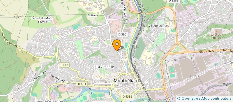 localisation de l'entreprise LA CLE A MOLETTE  MONTBELIARD