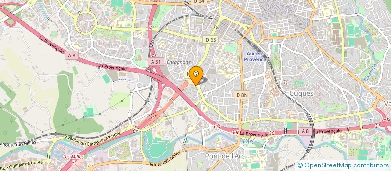 localisation de l'entreprise LA CLE AIXOISE à AIX-EN-PROVENCE