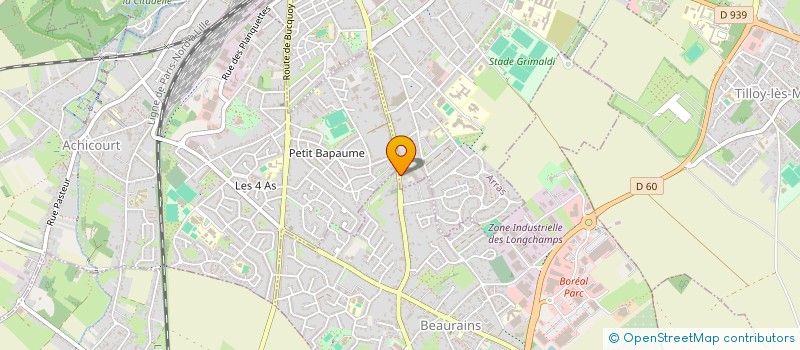 localisation de l'entreprise LA CLE D'AMOUR à ARRAS