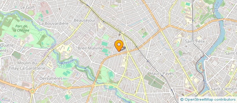 localisation de l'entreprise LA CLE D'ANA à NANTES