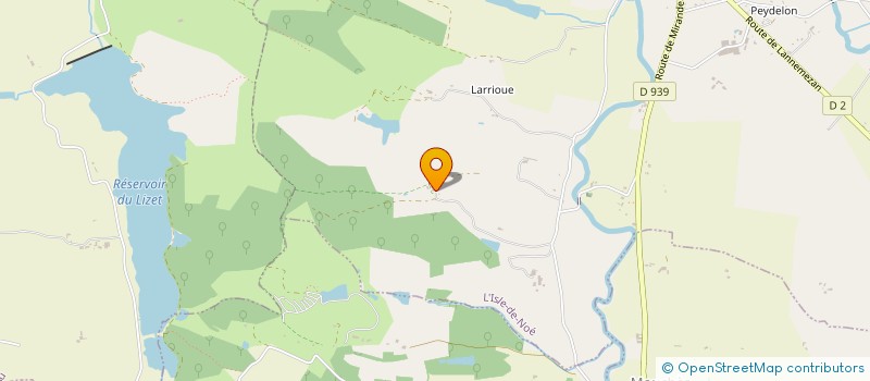 localisation de l'entreprise LA CLE D'OR  MIRAMONT D'ASTARAC