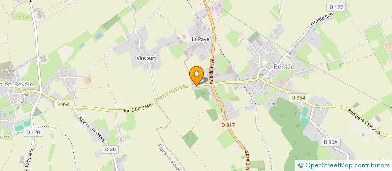 localisation de l'entreprise LA CLE D'OR - CREATION  BERSEE