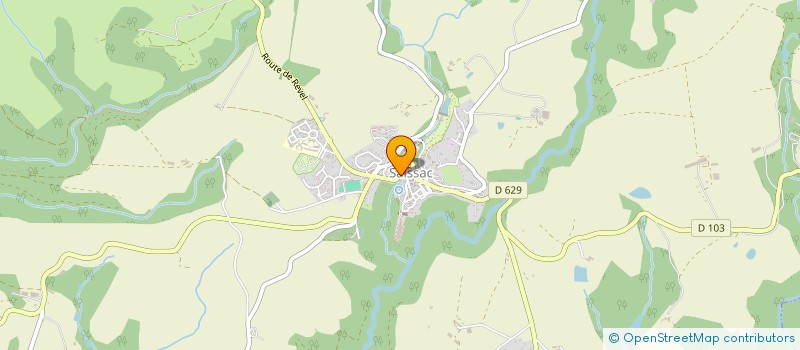 localisation de l'entreprise LA CLE D'OR IMMOBILIER  SAISSAC