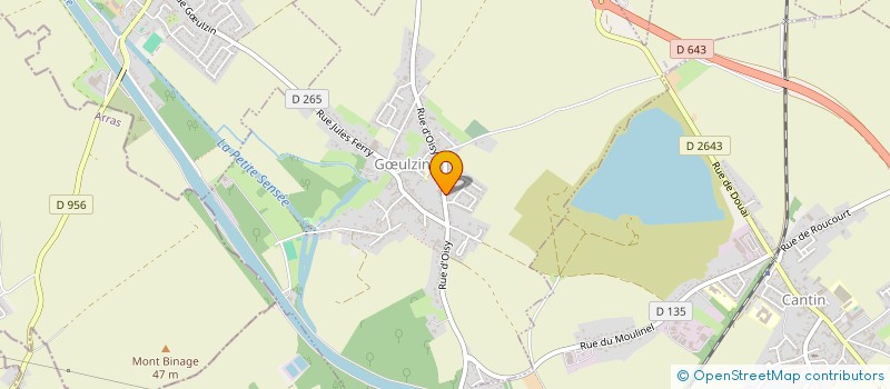 localisation de l'entreprise LA CLE DE DOUAI IMMOBILIER  GULZIN