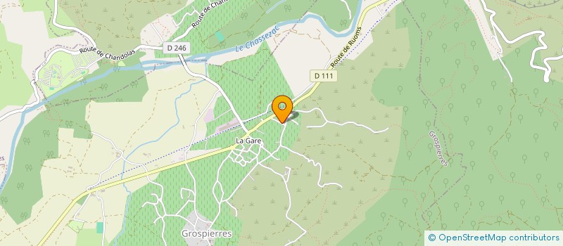 localisation de l'entreprise LA CLE DE FA à GROSPIERRES