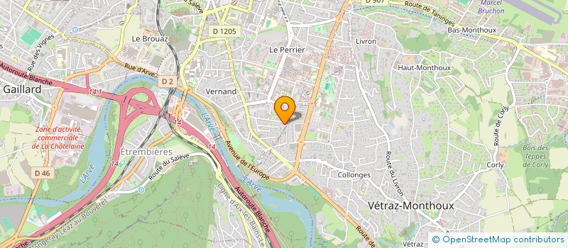 localisation de l'entreprise LA CLE DE LA GUILDE  ANNEMASSE