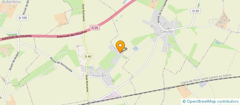 localisation de l'entreprise LA CLE DE LA RENO  CLEVILLE