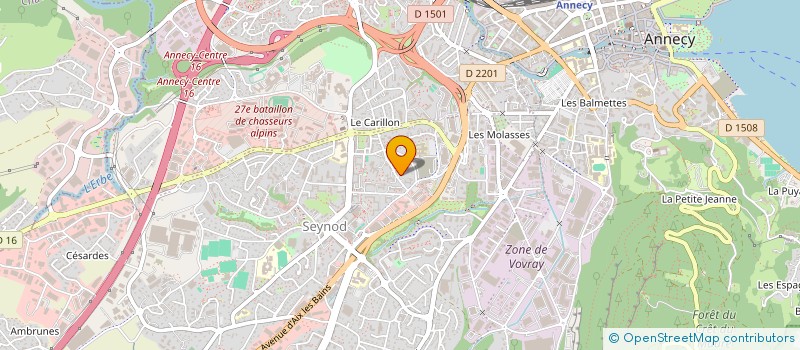 localisation de l'entreprise LA CLE DE SA VOIX à ANNECY