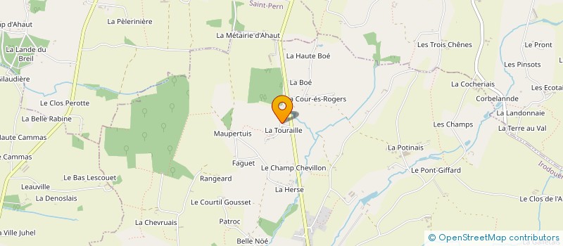 localisation de l'entreprise LA CLE DE SAULE  IRODOUER