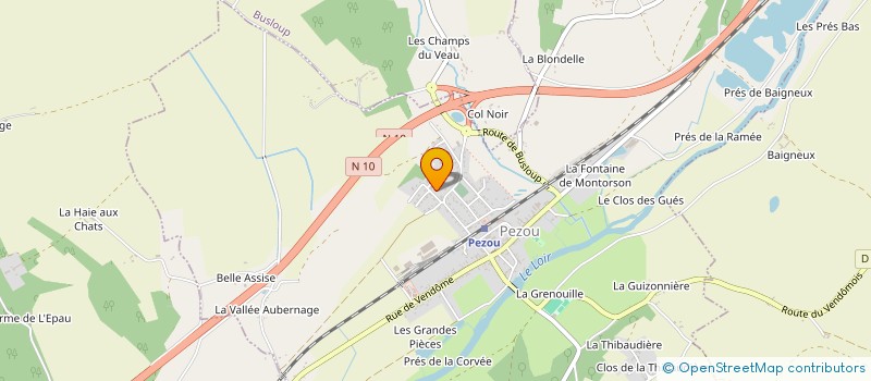 localisation de l'entreprise LA CLE DE SOIE CONCIERGERIE  PEZOU