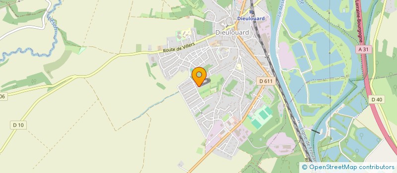 localisation de l'entreprise LA CLE DE SOL  DIEULOUARD