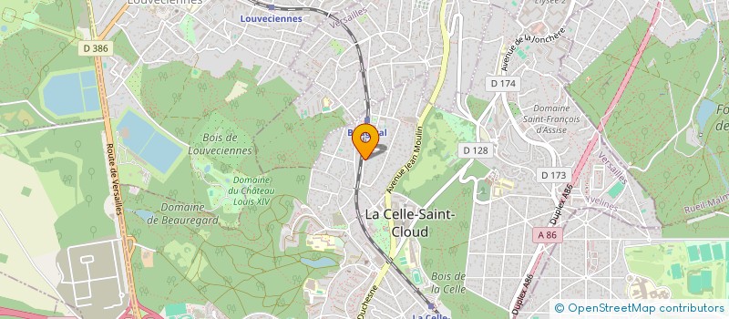 localisation de l'entreprise LA CLE DE SOL DU BONHEUR à LA CELLE-SAINT-CLOUD
