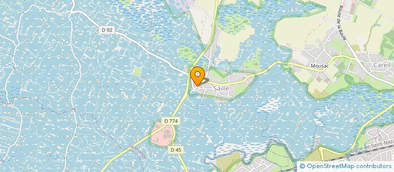 localisation de l'entreprise LA CLE DE TOM  GUERANDE