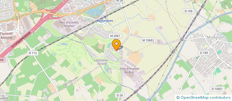 localisation de l'entreprise LA CLE DE VOUTE à BAILLARGUES