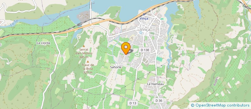 localisation de l'entreprise LA CLE DEL SOL  VINCA