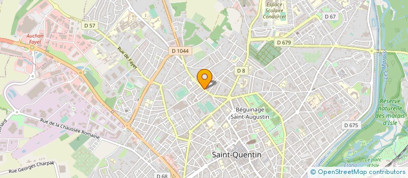 localisation de l'entreprise LA CLE DEPRE à SAINT-QUENTIN