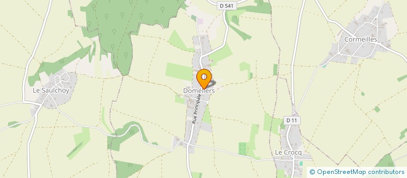 localisation de l'entreprise LA CLE DES 5 SENS  VIEFVILLERS