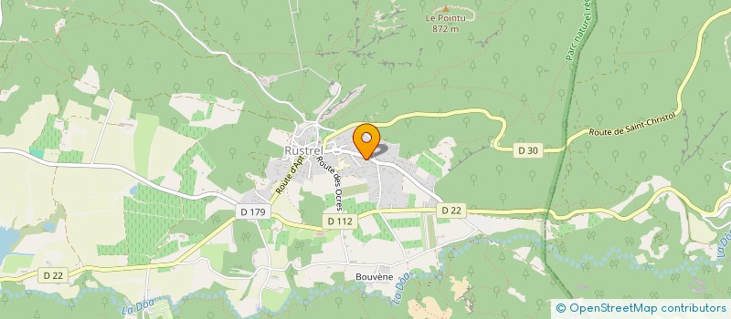 localisation de l'entreprise LA CLE DES ARTISANS  RUSTREL