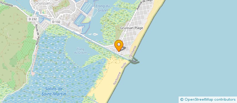 localisation de l'entreprise LA CLE DES BOIS  GRUISSAN