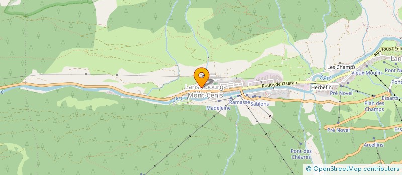 localisation de l'entreprise LA CLE DES CHAMPS à VAL-CENIS