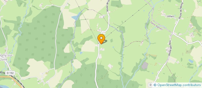 localisation de l'entreprise LA CLE DES CHAMPS  PERRIGNY-SUR-LOIRE
