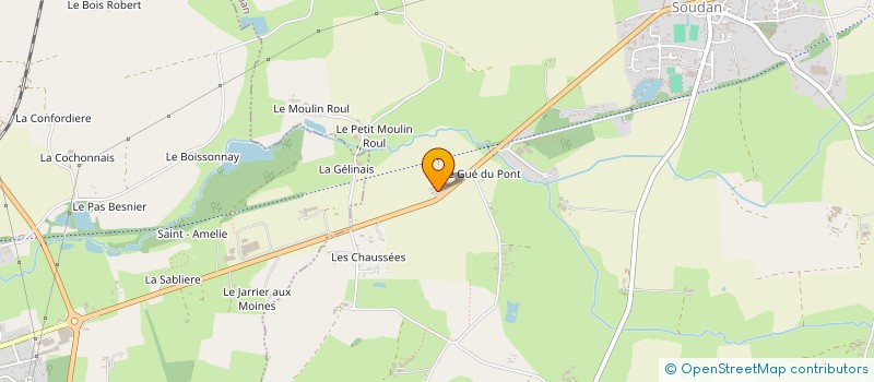 localisation de l'entreprise LA CLE DES CHAMPS à SOUDAN