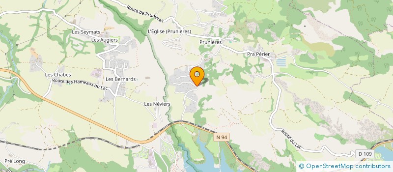 localisation de l'entreprise LA CLE DES CHAMPS à CHORGES